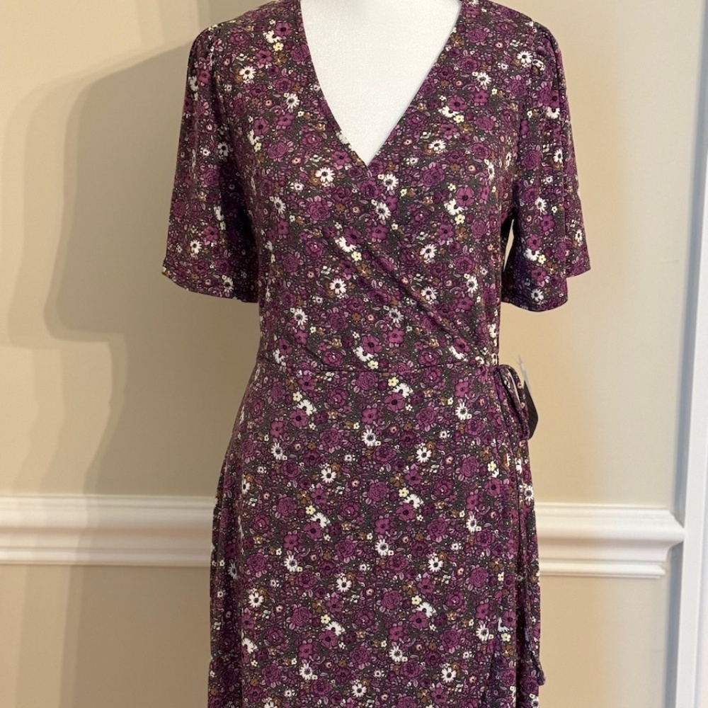 Lush Purple Dress Wrap